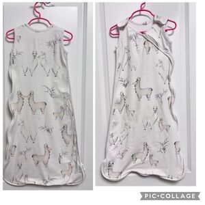 OILO BABY LLAMA COTTON JERSEY WEARABLE BLANKET SLEEPING SACK